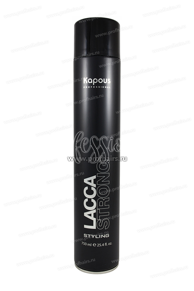 Kapous Styling Lacca Strong Лак аэрозольный для волос сильной фиксации 750 мл.