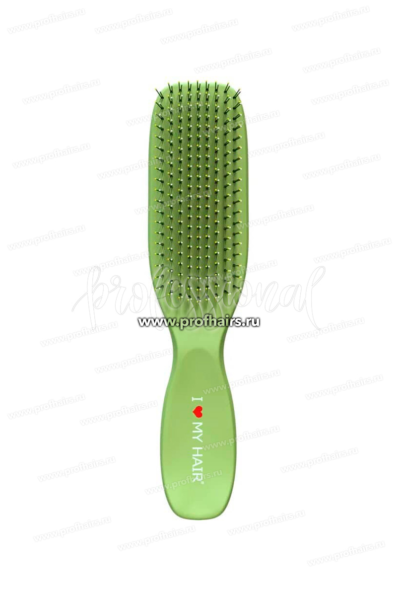 Ginko Spider Classic Soft 1503S Щетка для расчесывания волос Зеленая матовая размер S
