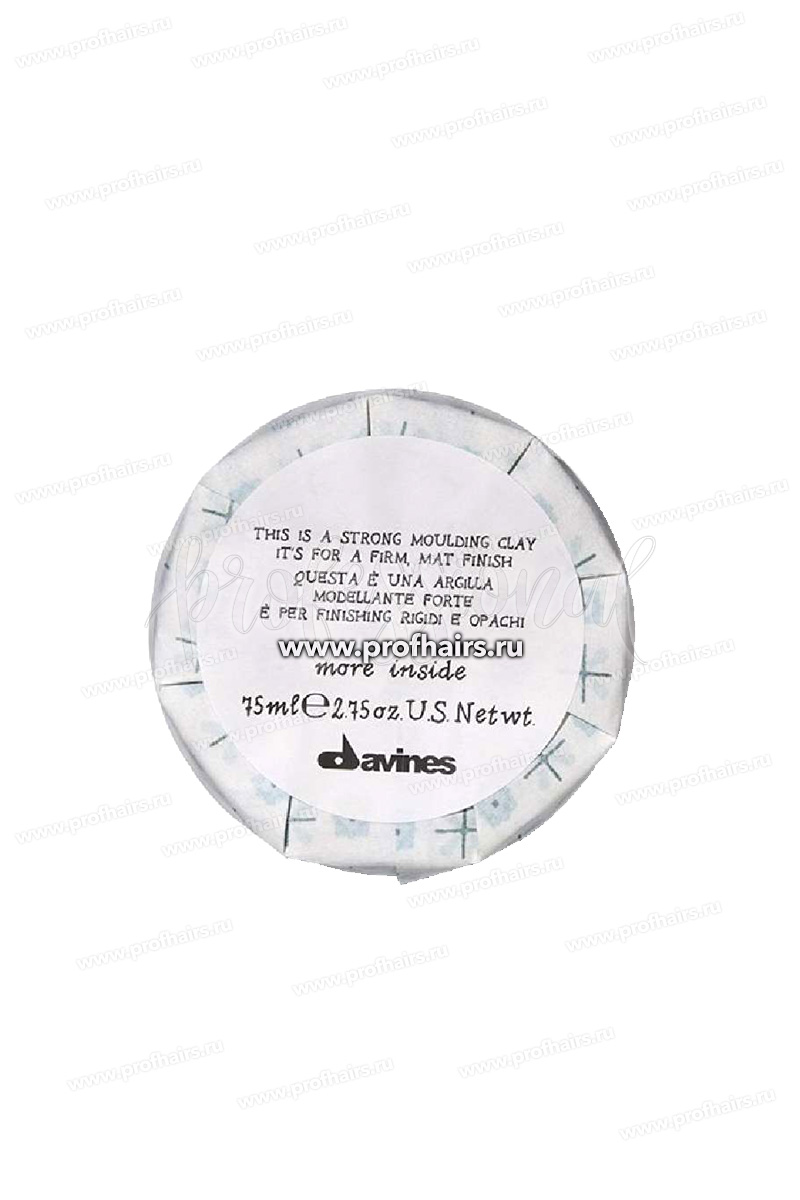 Davines More Inside Моделирующаяя глина для стойкого матового финиша 75 мл.