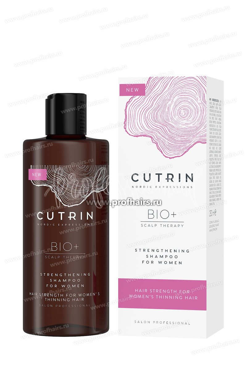 Cutrin Bio+ Strengthening Шампунь-бустер для укрепления волос у женщин 250 мл.