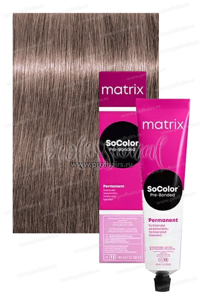 Matrix SoColor Pre-Bonded 9AV Очень светлый блондин пепельный перламутровый 90 мл.