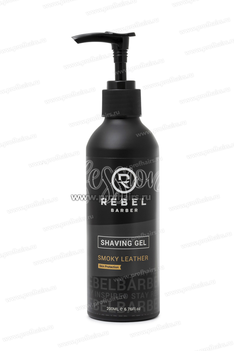 Rebel Barber Shaving Gel Smoky Leather Гель для бритья 200 мл.