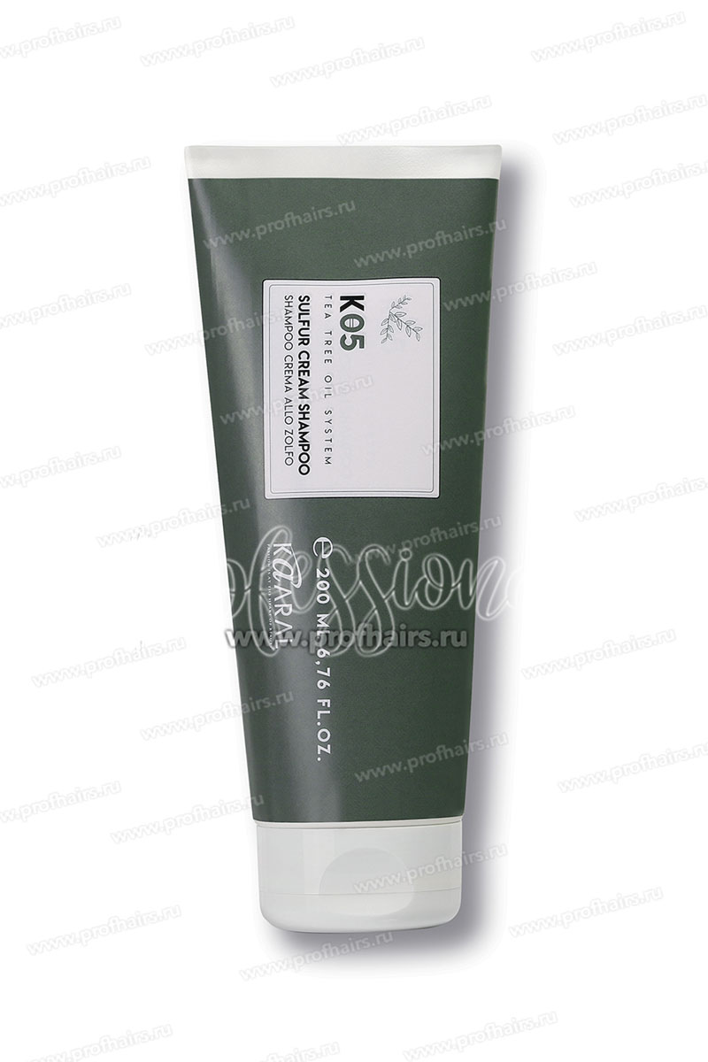 Kaaral K05 Шампунь для волос на основе серы 200 мл.