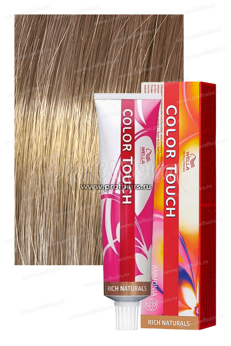 Wella Color Touch Rich Natural 8/38 Светлый блонд золотой жемчуг Оттеночная крем-краска 60 мл.