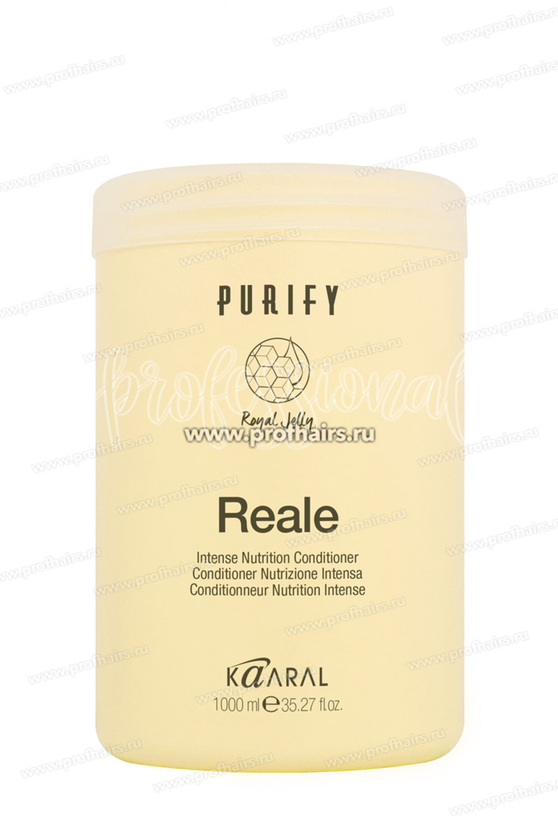 Kaaral Purify Reale Интенсивно восстанавливающий кондиционер для поврежденных волос 1000 мл.
