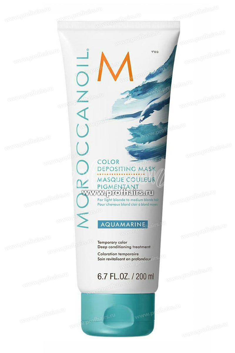 MoroccanOil Color Depositing Mask Aquamarine Тонирующая маска 200 мл.