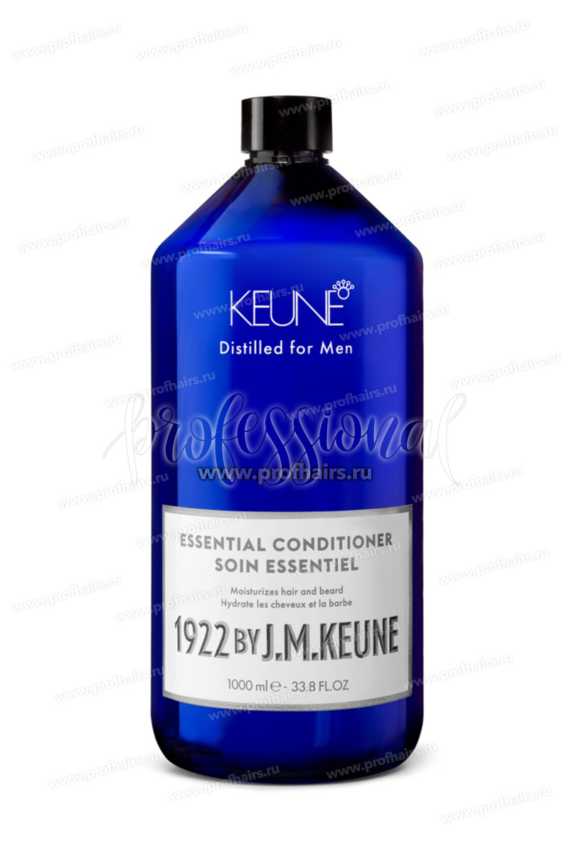 Keune 1922 Essential Shampoo Шампунь для мужчин универсальный для волос и тела 1000 мл.