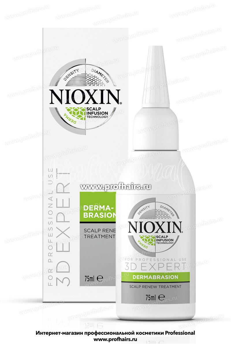 Nioxin 3D Expert Derma-Brasion Регенерирующий пилинг для кожи головы 75 мл.