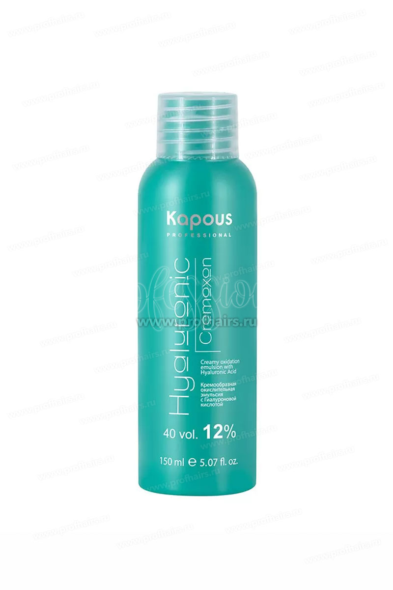 Kapous Hyaluronic Cremoxon 12% Кремообразная окислительная эмульсия с Гиалуроновой кислотой 150 мл.