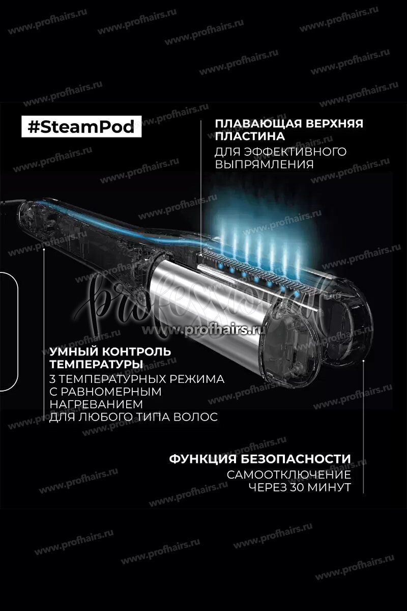 L'Oreal SteamPod 4 Профессиональный инновационный паровой мультистайлер