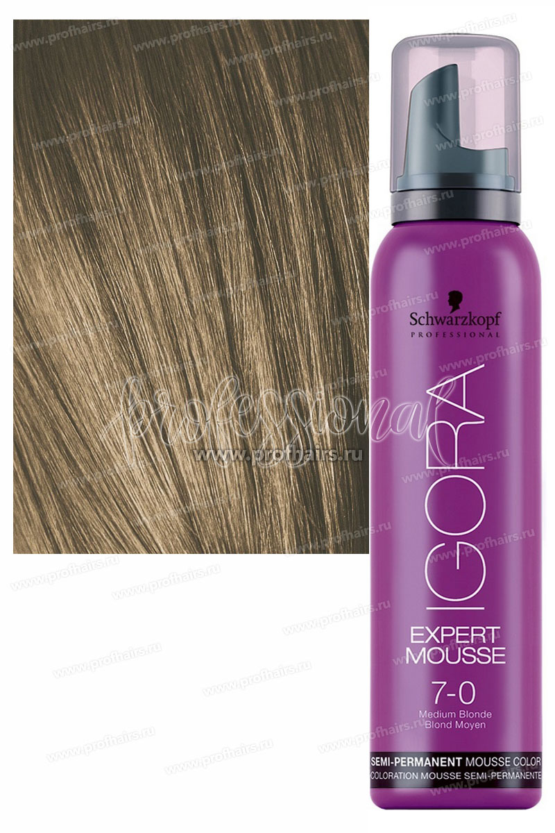 Schwarzkopf Igora Expert Mousse Тонирующий мусс 7-0  100 мл.