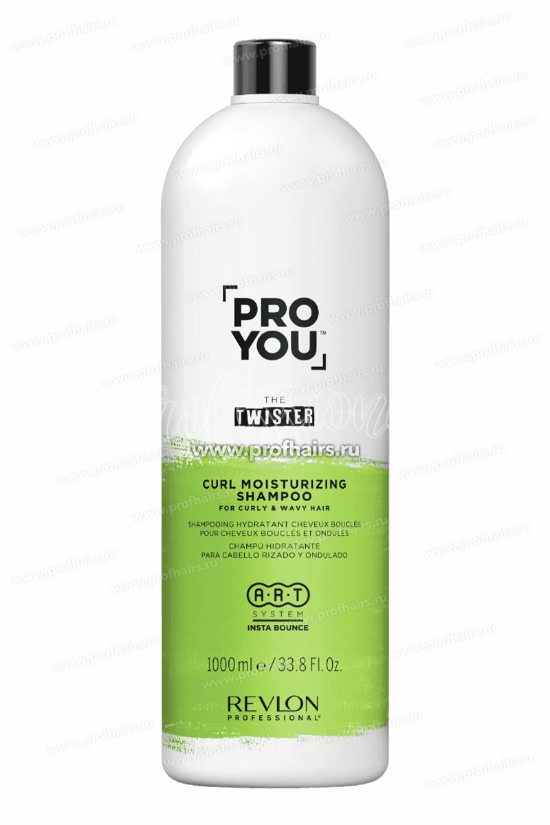 Revlon ProYou Twister Curl Moisturizing Shampoo Увлажняющий шампунь для волнистых и кудрявых волос 1000 мл.