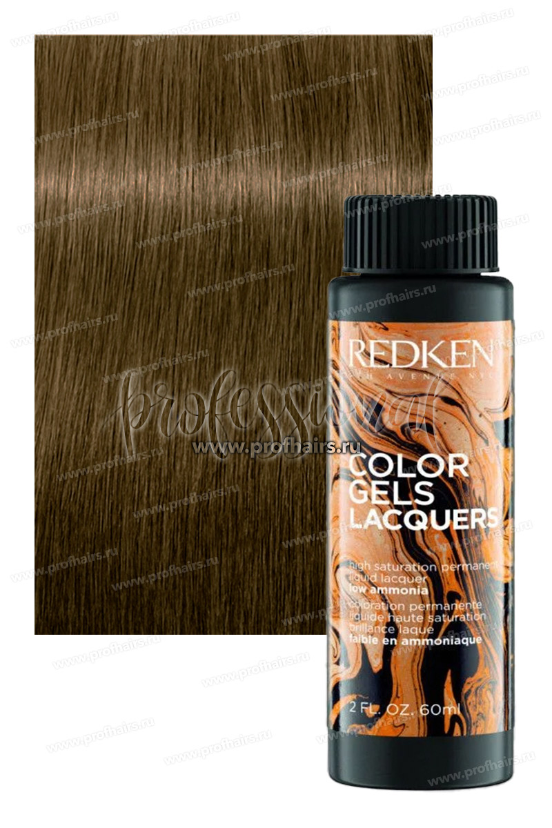 Redken Color Gel Lacquers 7NN Cocoa Powder Перманентный щелочной краситель 60 мл.