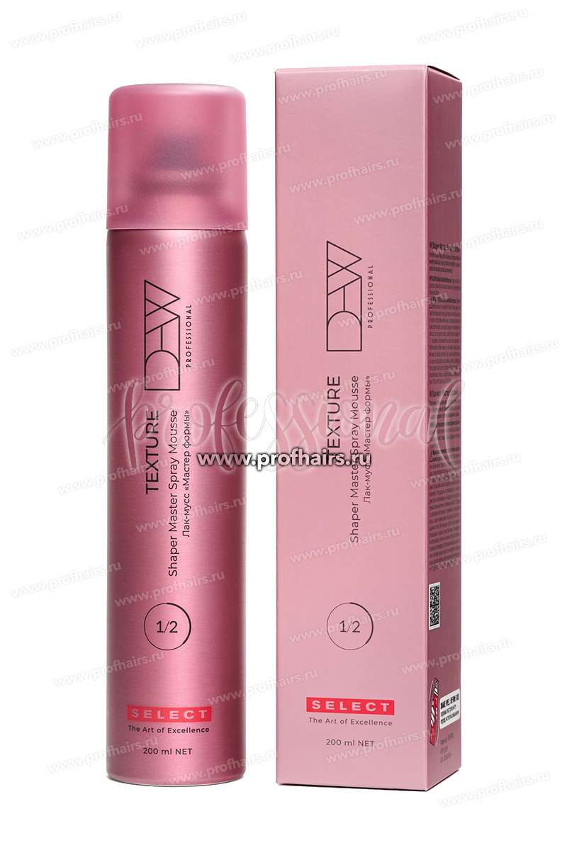 Dew Professional Select "Texture" Лак-мусс для волос "Мастер формы" 200 мл. в подарочной коробке