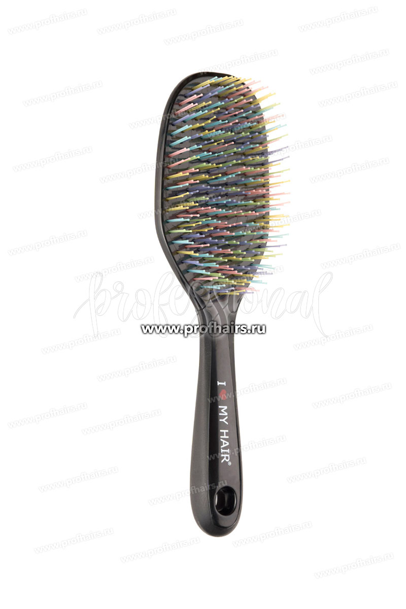 Ginko ILMH CRAZY BRUSH 1302 Щетка для волос Черная, размер L