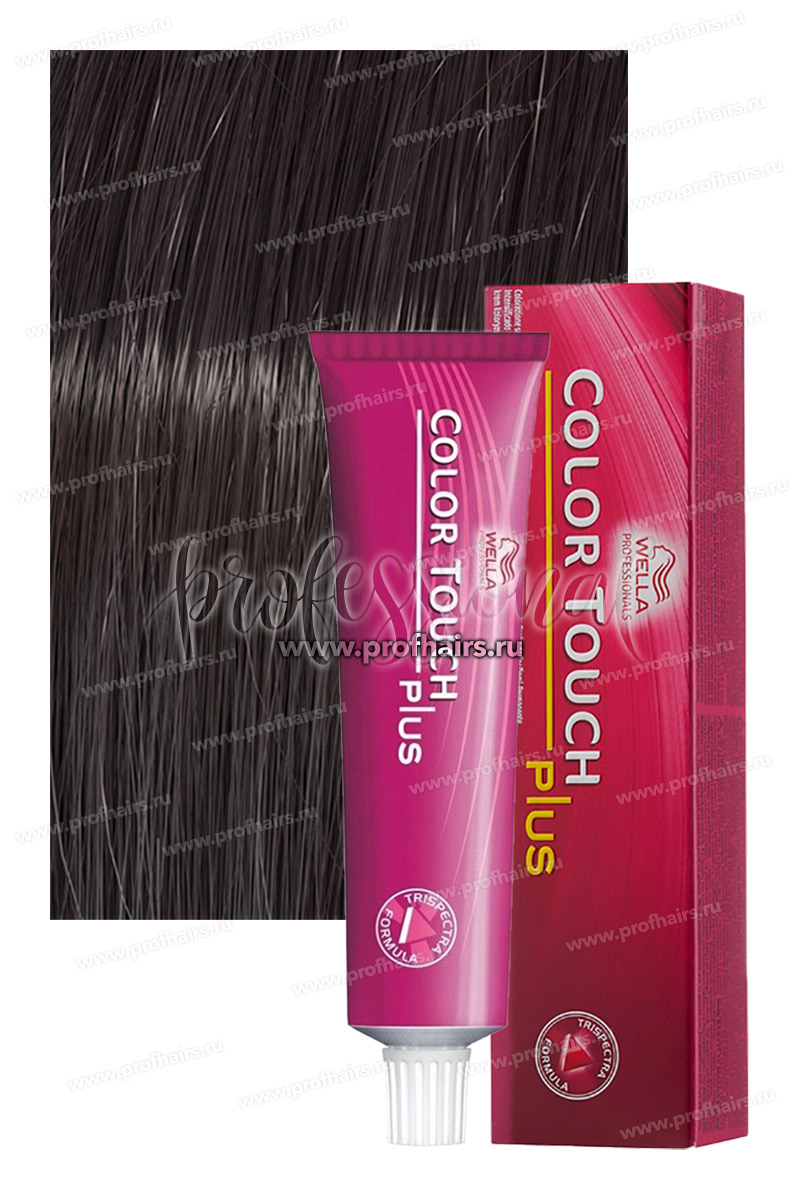 Wella Color Touch Plus 44/07 Сакура Оттеночная крем-краска покрытие седины 70%  60 мл.