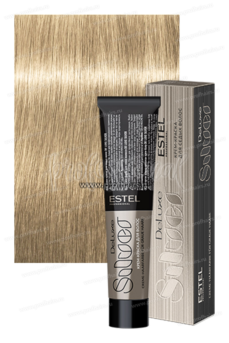 Estel De Luxe Silver 10/0 Светлый блондин  Крем-краска для седых волос 60 мл.