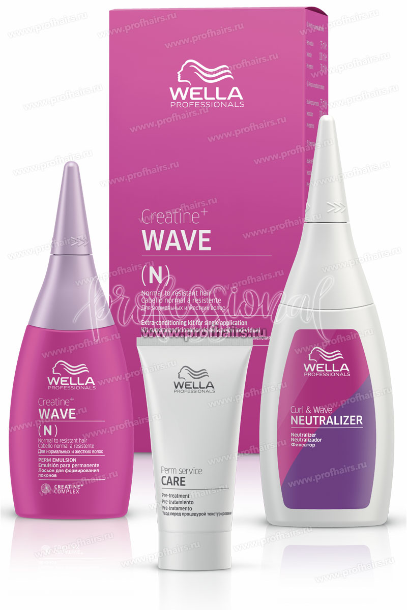 Wella Creatine+ Wave (N) Набор для формирования локонов для нормальных и жестких волос