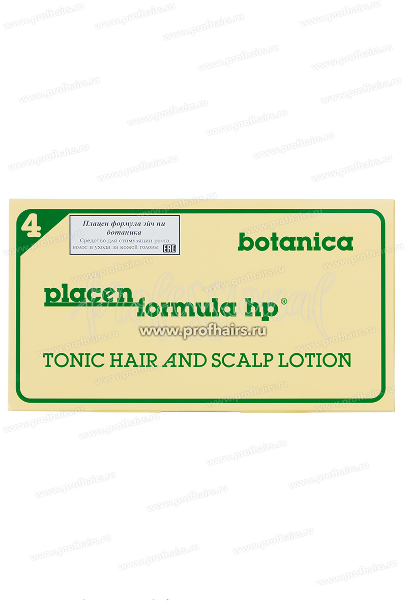 WT-Methode Placen Formula HP (4) Botanica  Ампулы против выпадения и для стимуляции роста волос