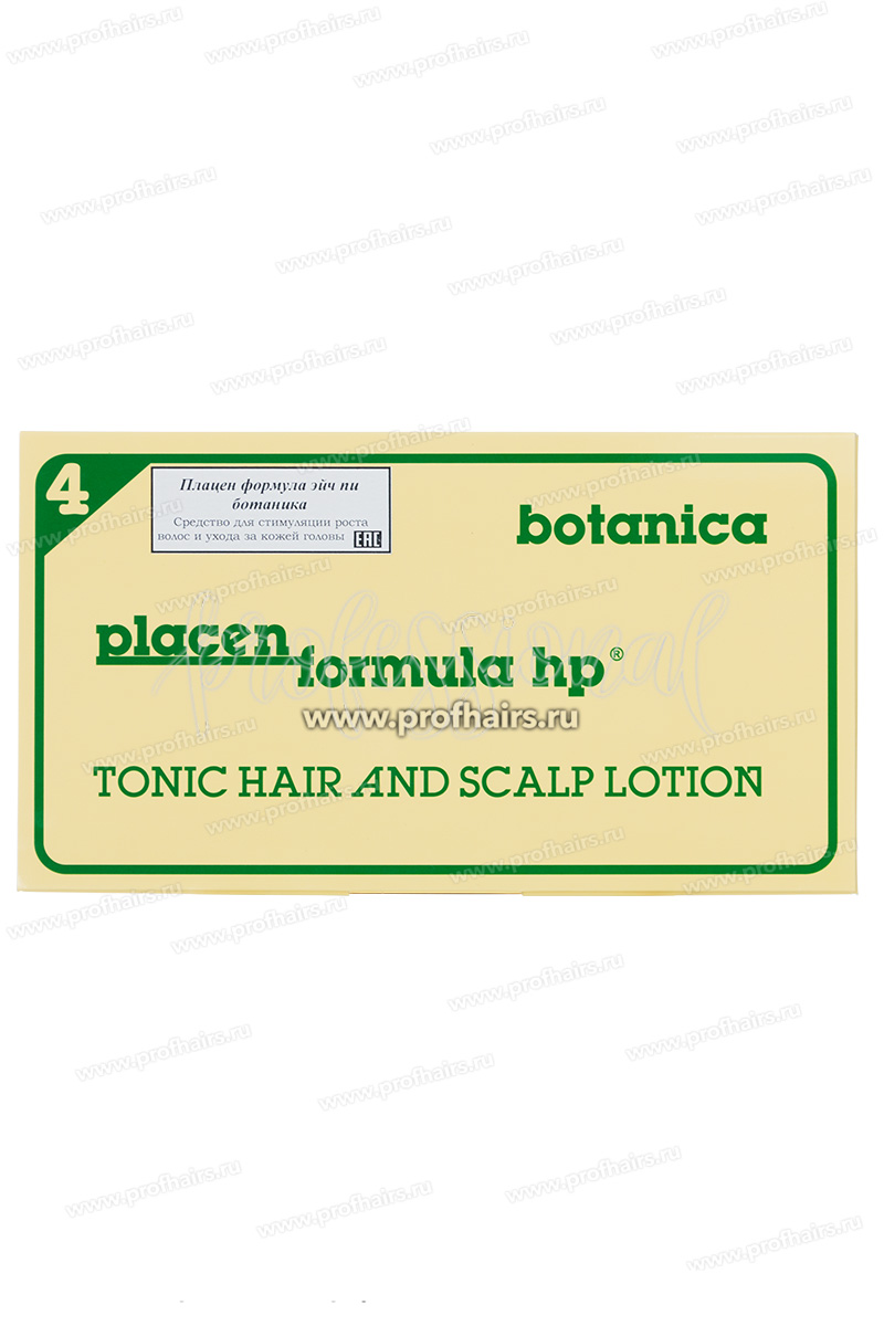 WT-Methode Placen Formula HP (4) Botanica  Ампулы против выпадения и для стимуляции роста волос