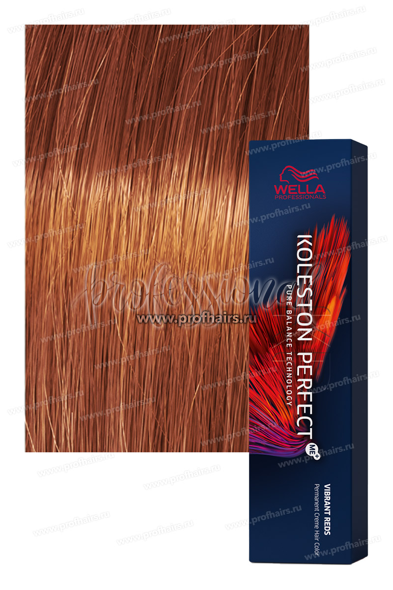 Wella Koleston Vibrant Reds 7/43 Блонд красно-золотистый Красный тициан 60 мл.