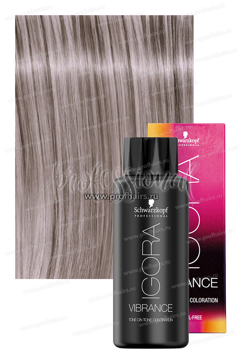 Schwarzkopf Igora Vibrance 9,5-21 Светлый блондин пастельный пепельный сандрэ Безаммиачный краситель тон-в-тон 60 мл.