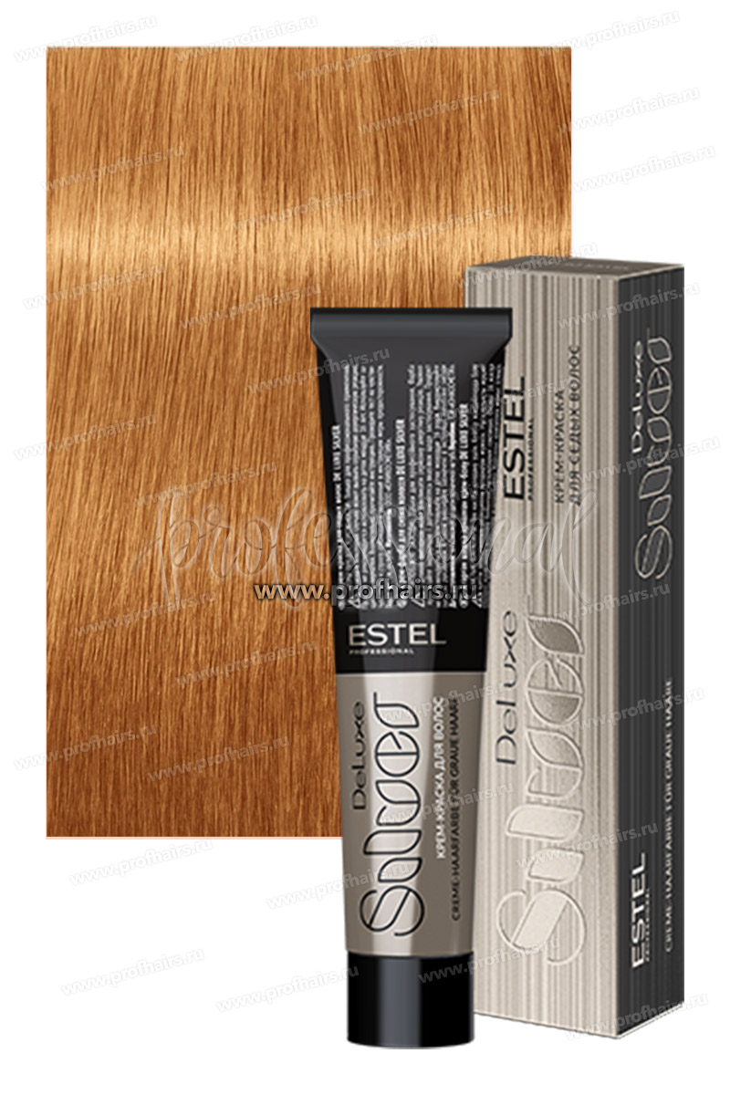 Estel De Luxe Silver 9/34 Блондин золотисто-медный   Крем-краска для седых волос 60 мл.