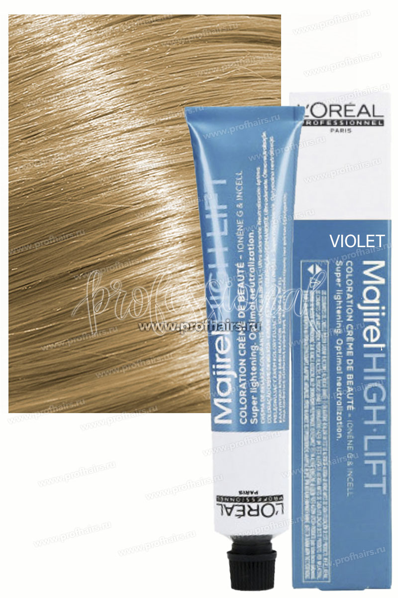 L'Oreal Majirel High Lift HL Violet (B6) Перламутровый оттенок. Осветляющий краситель 50 мл.