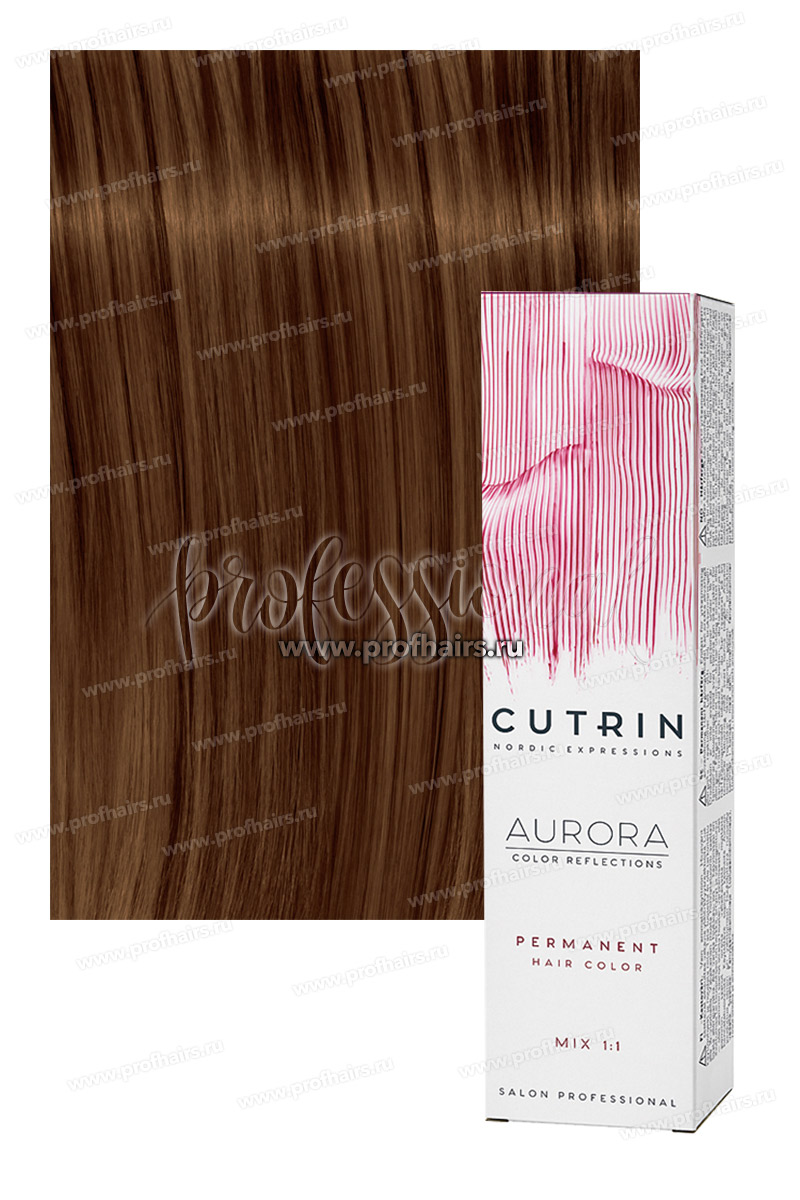 Cutrin Aurora 6.74 Какао Крем-краска для волос 60 мл.