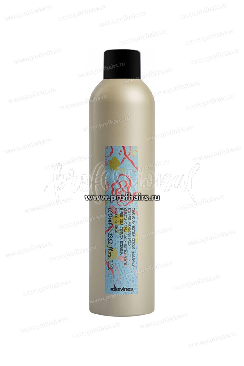 Davines More Inside Extra Strong Hair-spray Лак экстра сильной фиксации для экстремальной стойкости укладки 400 мл.