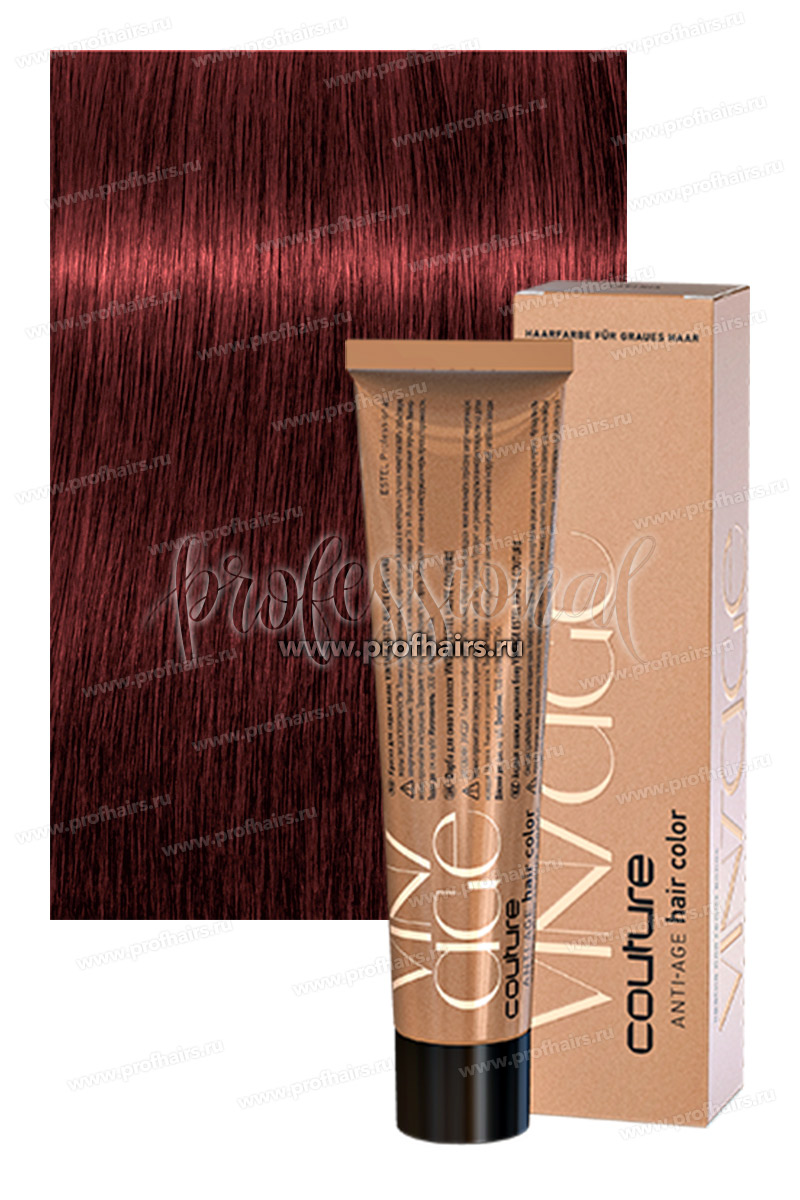 Estel Haute Couture Vintage Краска для седых волос 6/55 Темно-русый красный интенсивный 60 мл.