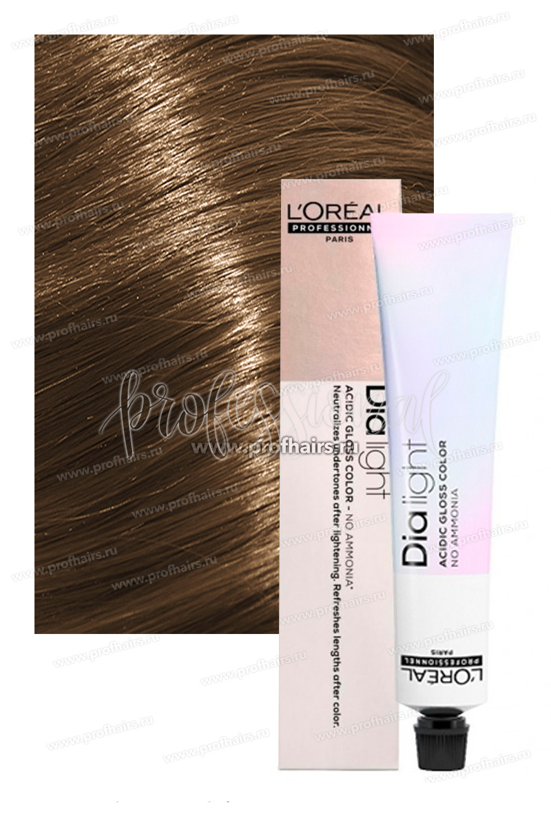 L'Oreal Dia Light 6.13 Темный блондин пепельно-золотистый 50 мл.