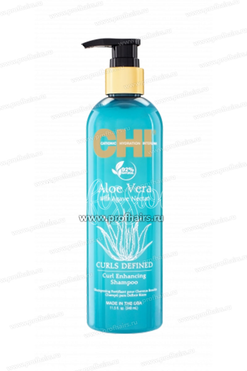 CHI Aloe Vera with Agave Nectar Шампунь для вьющихся волос 340 мл.