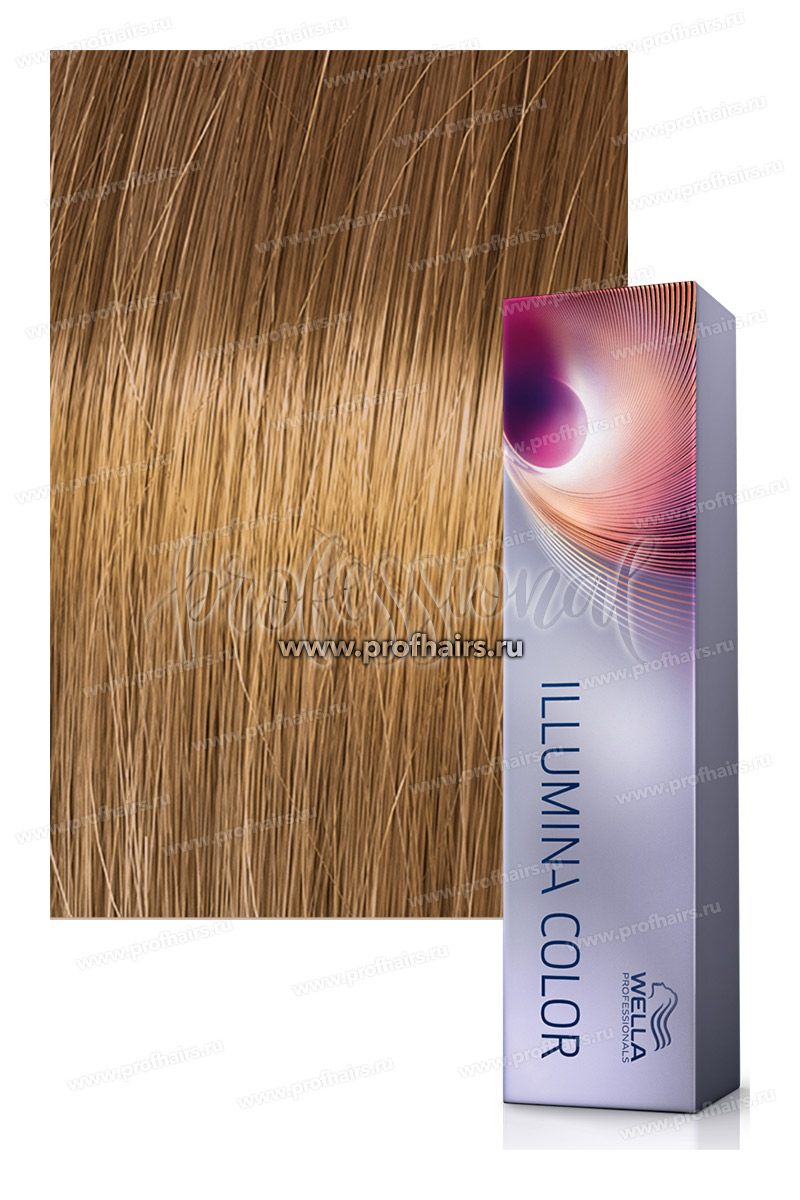 Wella Illumina Color # 8/37 Светлый блонд золотисто-коричневый Стойкая краска для волос 60 мл.