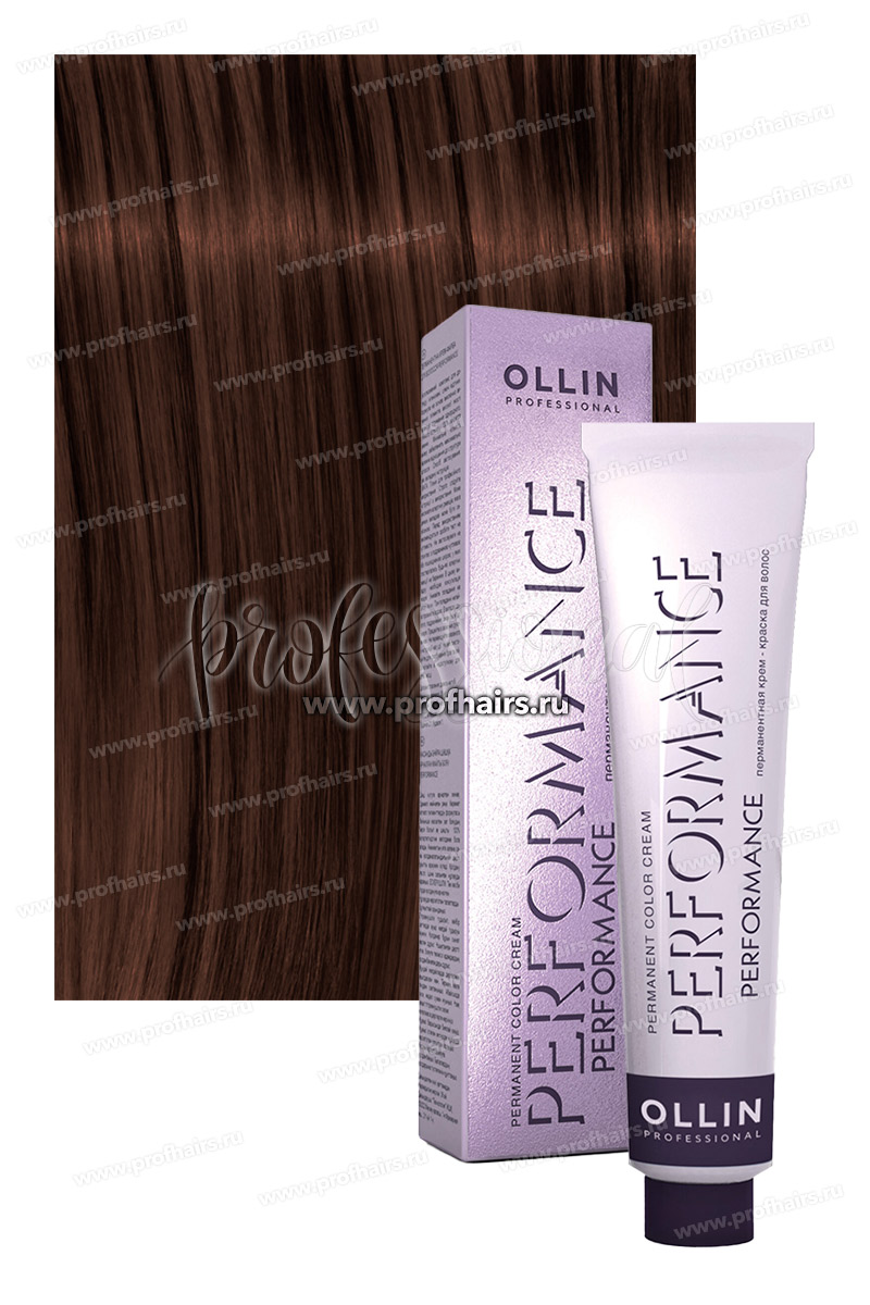 Ollin Performance 6/77 Тёмно-русый интенсивно-коричневый 60 мл.