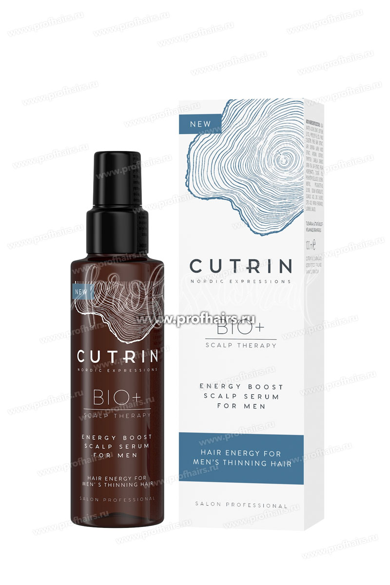 Cutrin Bio+ Energy Boost Сыворотка-бустер для укрепления волос у мужчин 100 мл.