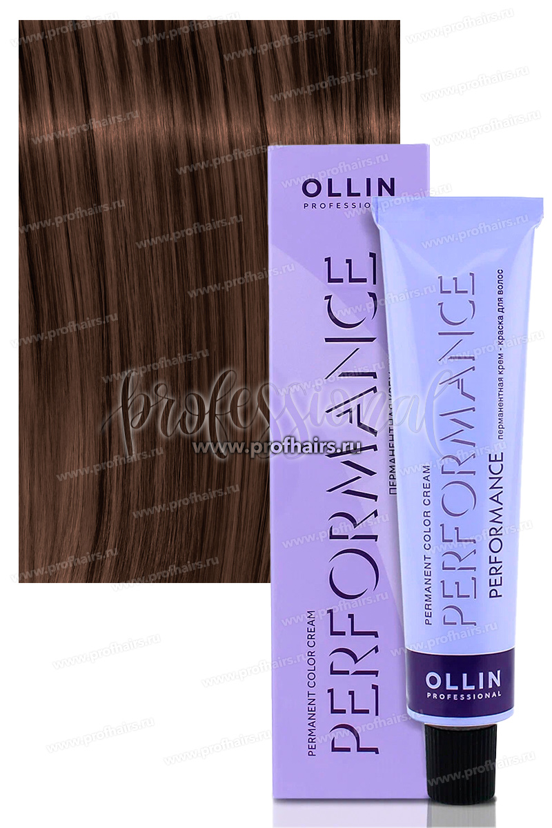 Ollin Performance 6/72 Темно-русый коричнево-фиолетовый 60 мл.