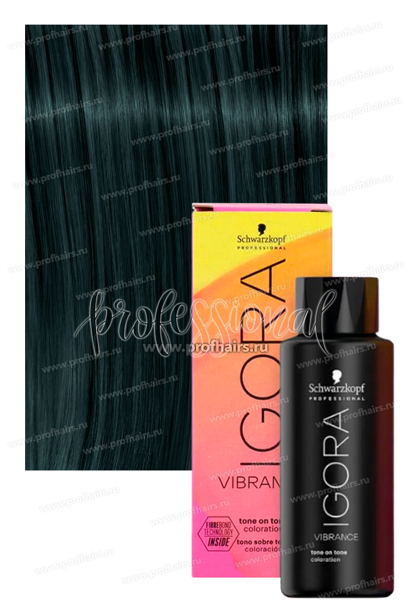 Schwarzkopf Igora Vibrance 4-33 Средний коричневый матовый экстра Безаммиачный краситель тон-в-тон 60 мл.