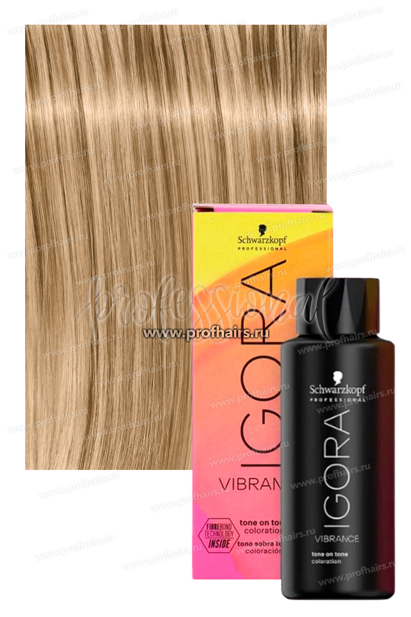 Schwarzkopf Igora Vibrance 10-51 Очень светлый блондин Золотистый сандрэ Безаммиачный краситель тон-в-тон 60 мл.