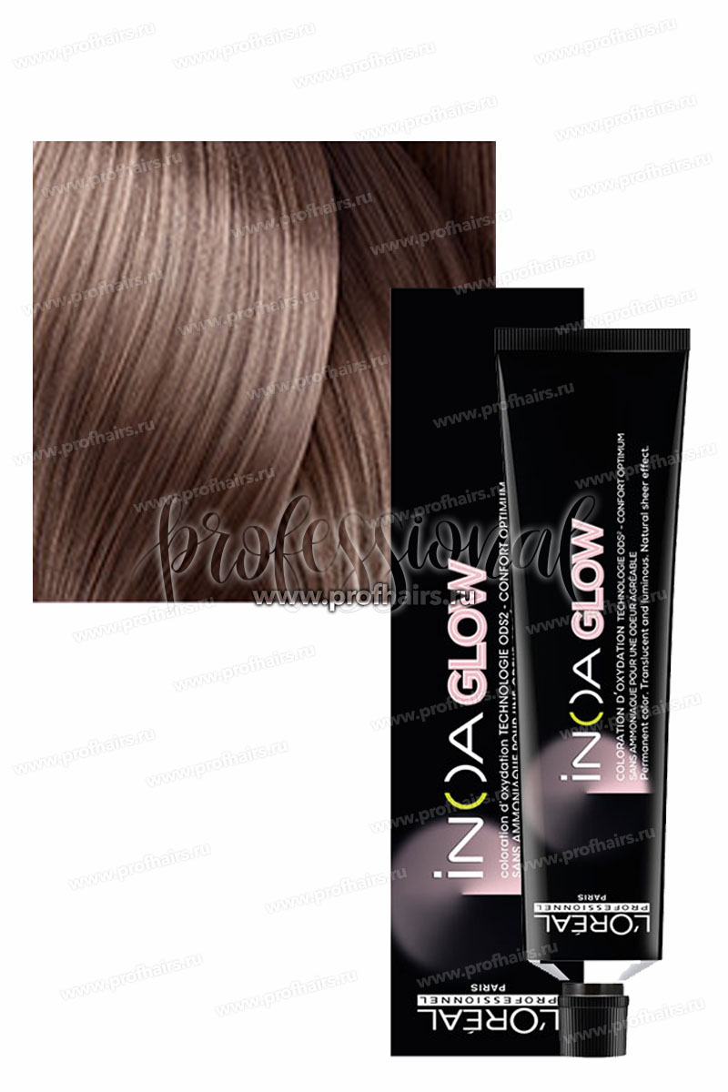 L'Oreal Inoa Glow Light Gold Blush L.23 Перламутрово-золотистый Розовый кварц 60 мл.
