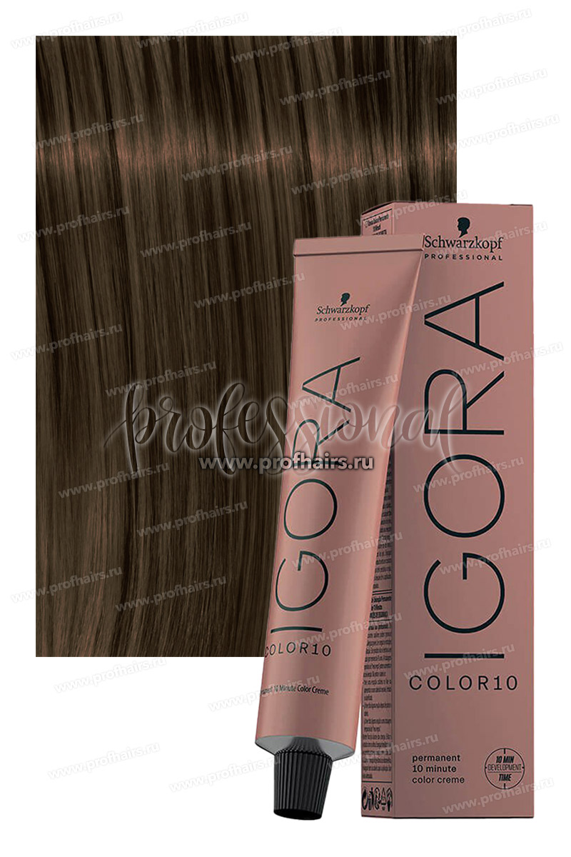 Schwarzkopf Igora Color10 6-65 Темный русый шоколадный золотистый 60 мл.