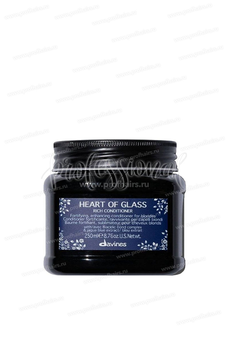 Davines Heart Of Glass Кондиционер питательный для защиты и сияния блонд 250 мл.