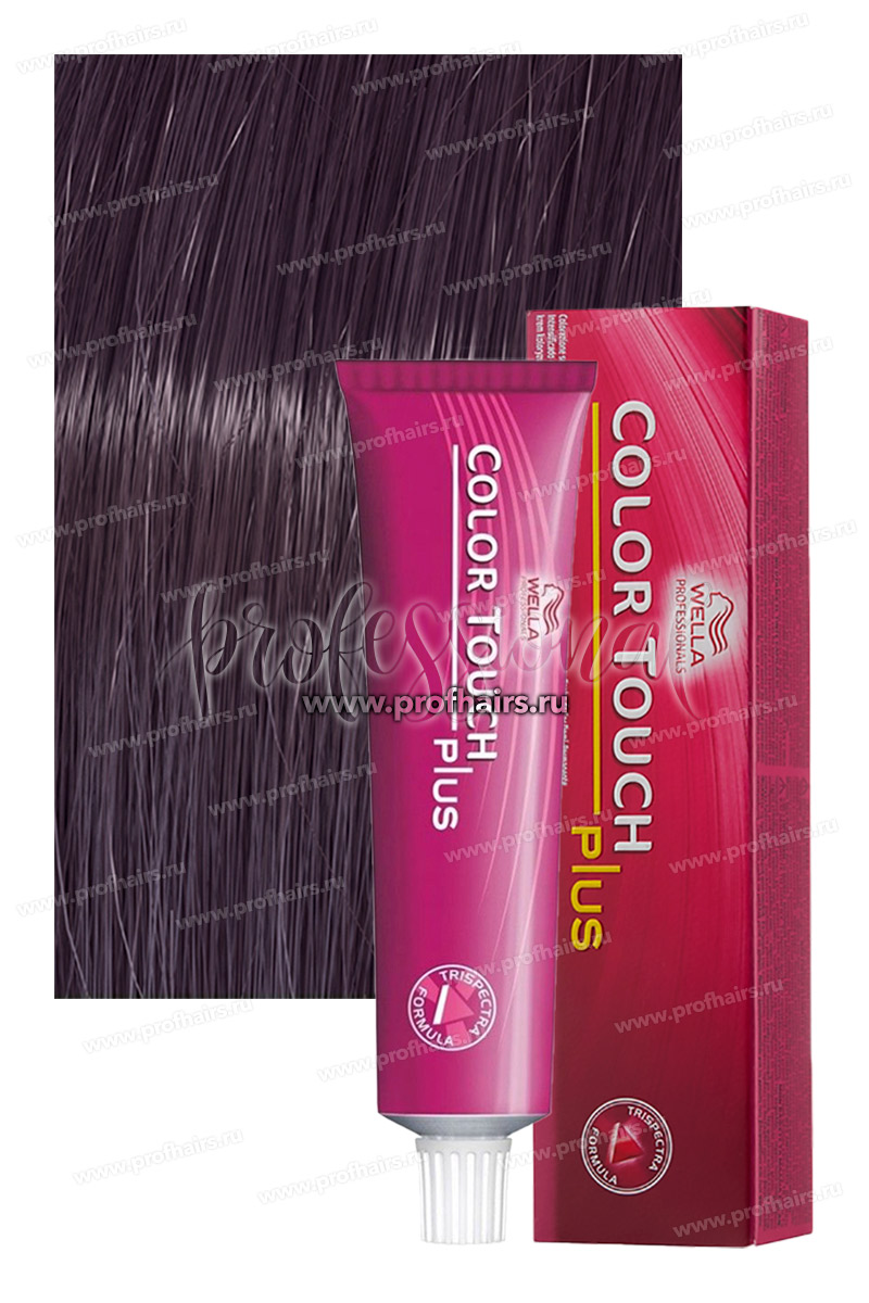 Wella Color Touch Plus 44/06 Орхидея Оттеночная крем-краска покрытие седины 70%  60 мл.