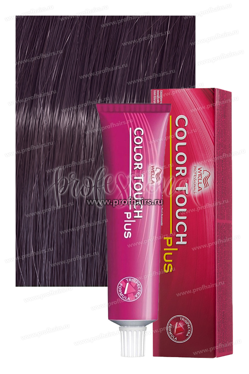 Wella Color Touch Plus 44/06 Орхидея Оттеночная крем-краска покрытие седины 70%  60 мл.