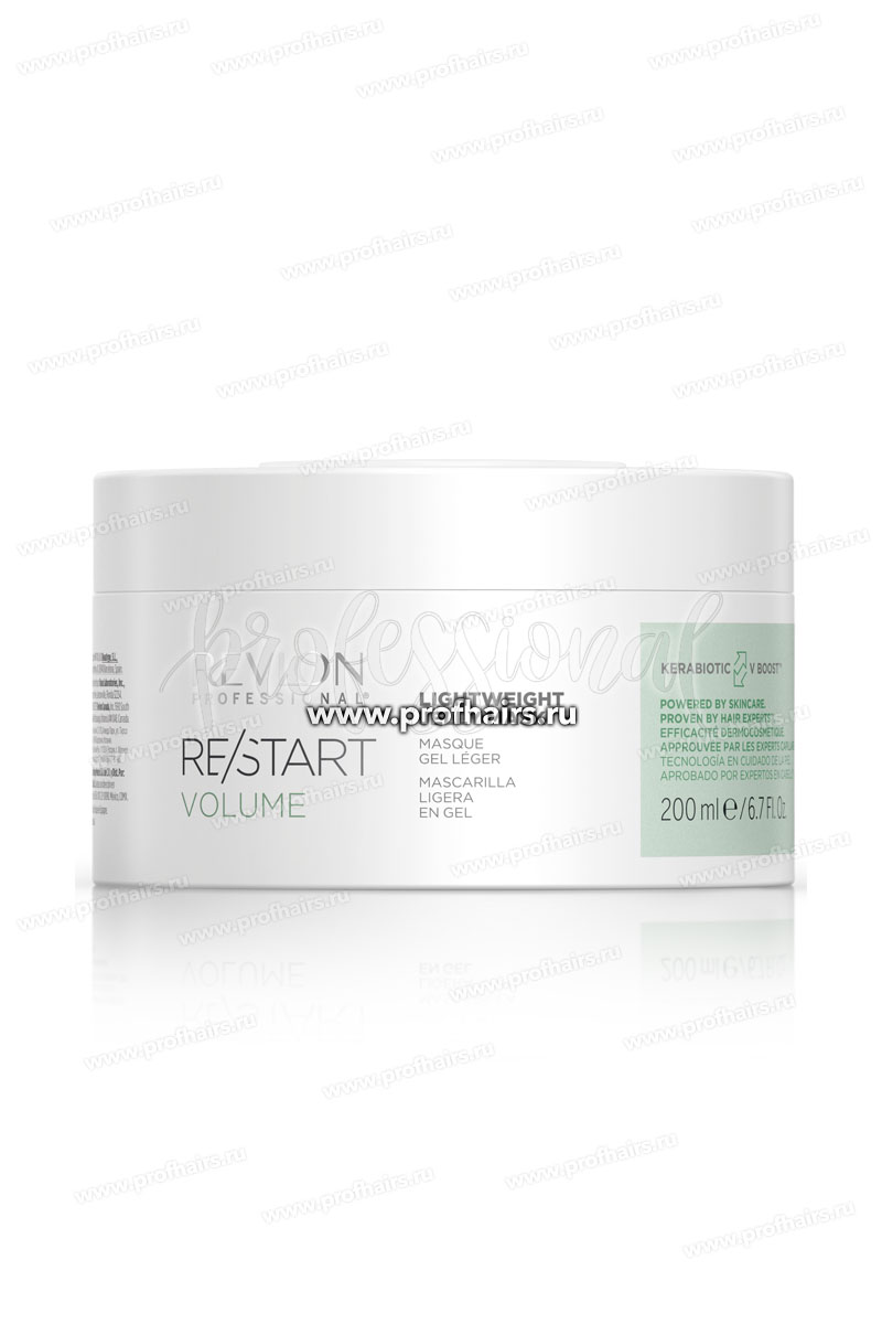 Revlon ReStart Volume Lightweight Jelly Mask Неутяжеляющая маска-желе 250 мл.