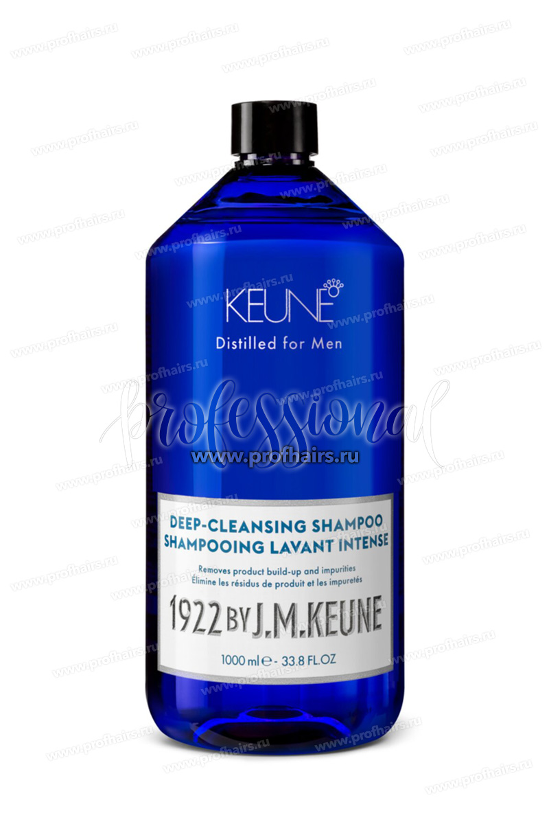 Keune 1922 Deep-Cleansing Shampoo Мужской шампунь глубокой очистки 1000 мл.