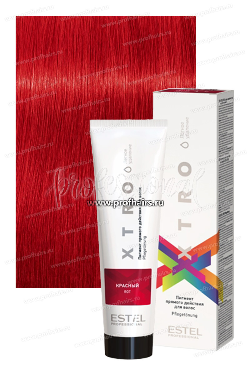 Estel XTRO Пигмент прямого действия для волос Красный 100 мл.