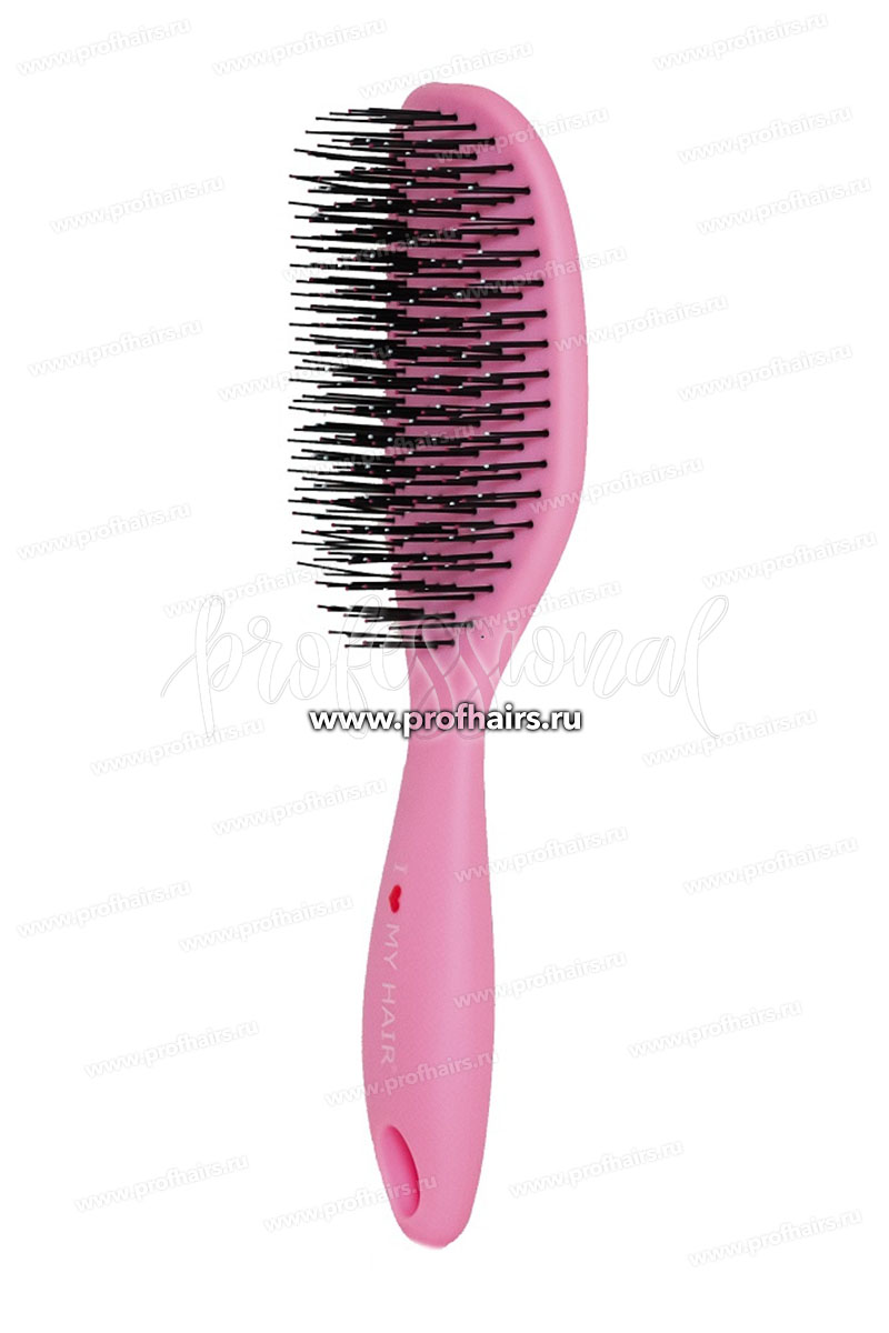 Ginko Spider Classic 1502S Щетка для расчесывания волос Розовая, матовая размер L