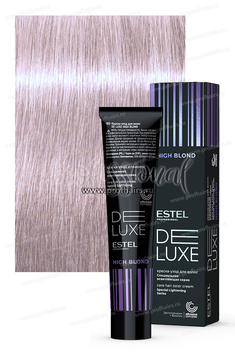 De Luxe High Blond 161 Фиолетово-пепельный блондин ультра 60 мл.