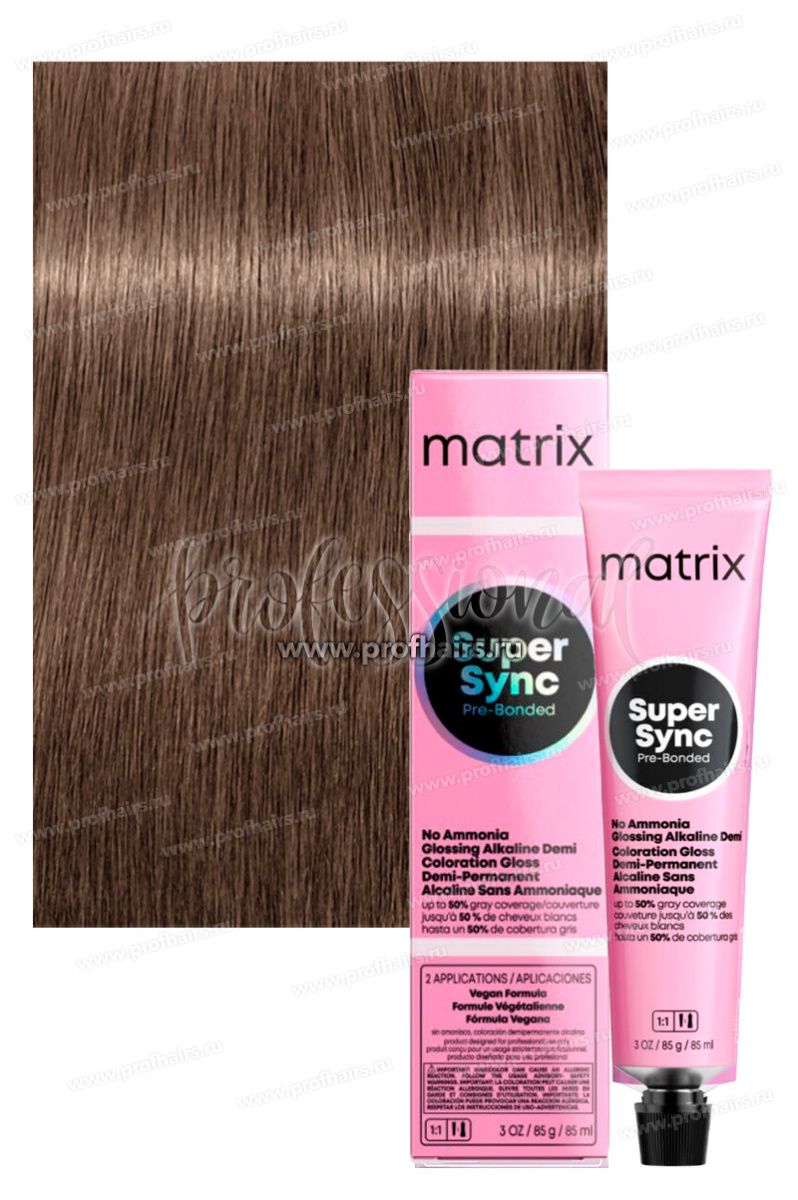 Matrix Super Sync Pre-Bonded 8M Светлый блондин мокка 90 мл.